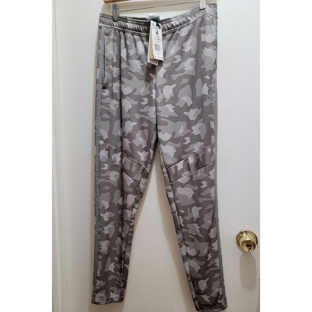 NEW Women's Adidas Tiro 19 Camo AOP Pants GE4790 - Size: M - Color: Dove Grey